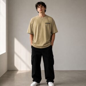 Corvette Heritage Oversized Tee – Sand